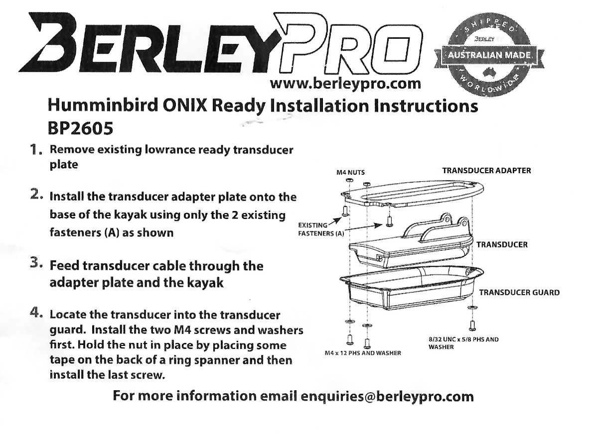 BerleyPro Humminbird HDI Ready Transducer Mount - Disc 9 BerleyPro Humminbird HDI Ready Transducer Mount - Disc - Image 7