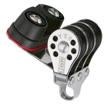 Harken Block 22mm Micro Triple With Cam Cleat 3 Harken Block 22mm Micro Triple With Cam Cleat