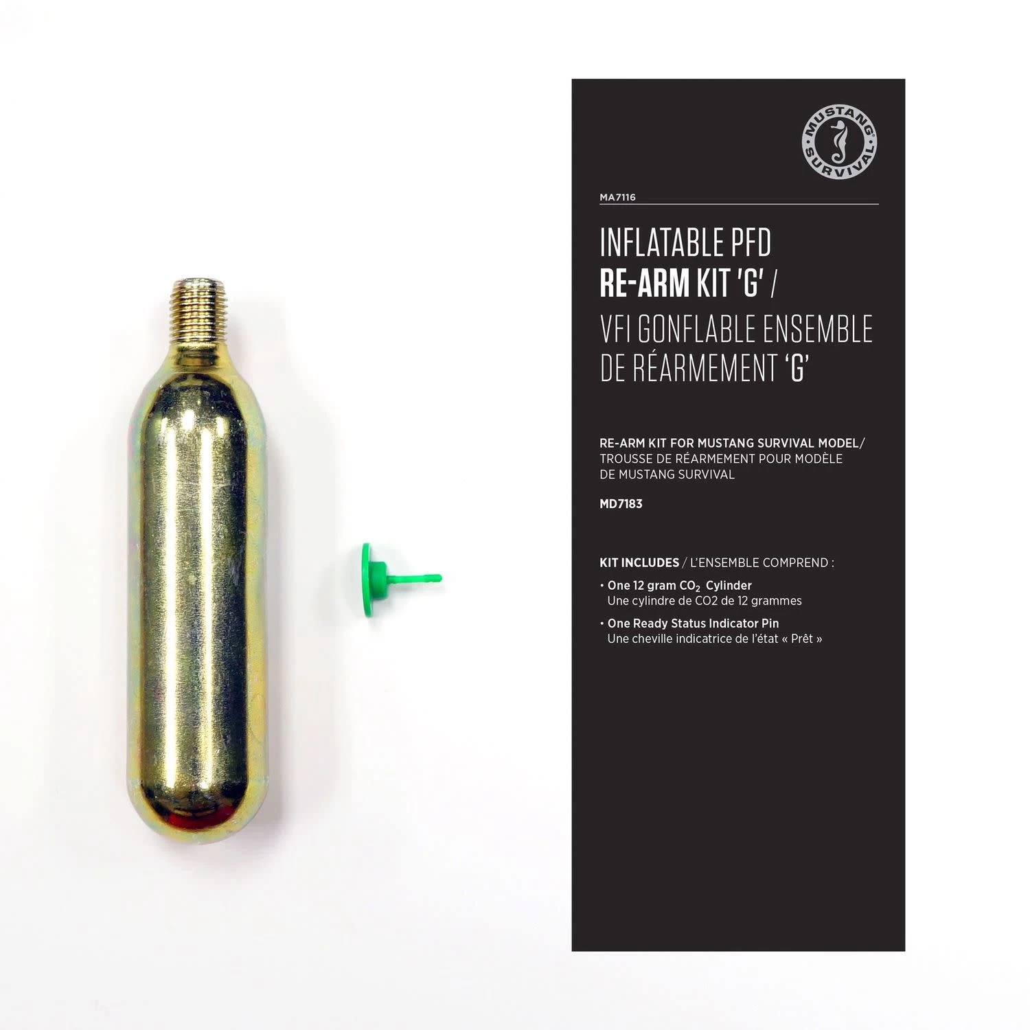 Mustang Survival Re-Arm Kit G 12g Manual No Bayonet 3 Mustang Survival Re-Arm Kit G 12g Manual No Bayonet