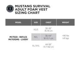 Mustang Survival Reflex Foam Vest -Kayak Sale Store mustang survival reflex foam vest 3