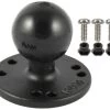 RAM Mounts 2.5" Round Base AMPs Hole Pattern 1.5" Ball Garmin Fishfinders