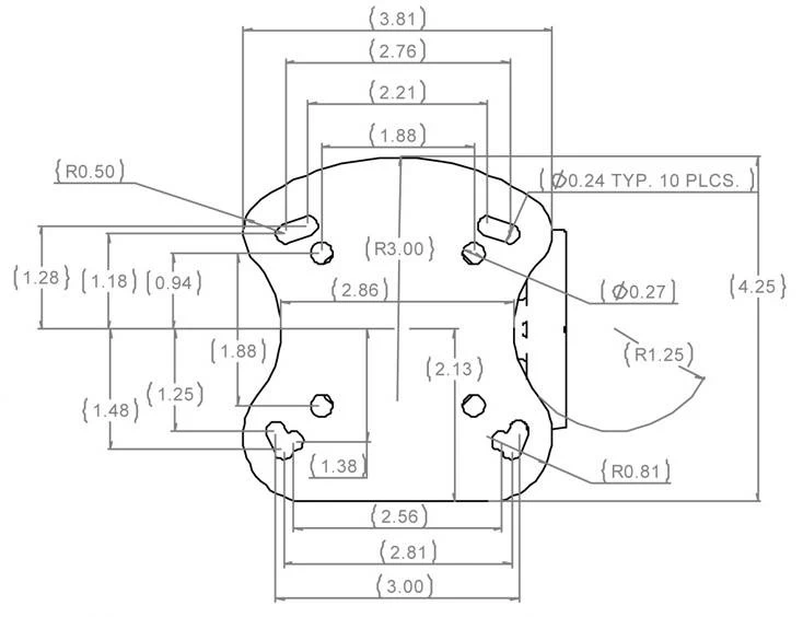 RAM Mounts Humminbird 100, 300, 500, 700 Series, Matrix Series And Lowrance Elite-5 Series 4 RAM Mounts Humminbird 100, 300, 500, 700 Series, Matrix Series And Lowrance Elite-5 Series - Image 2