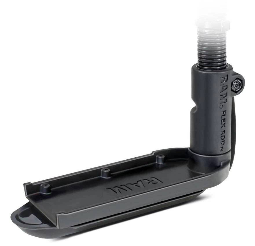 RAM Mounts Transducer Arm Mount With 18" Rigid Aluminum Rod And 2.43" X 1.31" Diamond Base For The Lowrance StructureScan LSS-2/LSS-1 4 RAM Mounts Transducer Arm Mount With 18" Rigid Aluminum Rod And 2.43" X 1.31" Diamond Base For The Lowrance StructureScan LSS-2/LSS-1 - Image 2