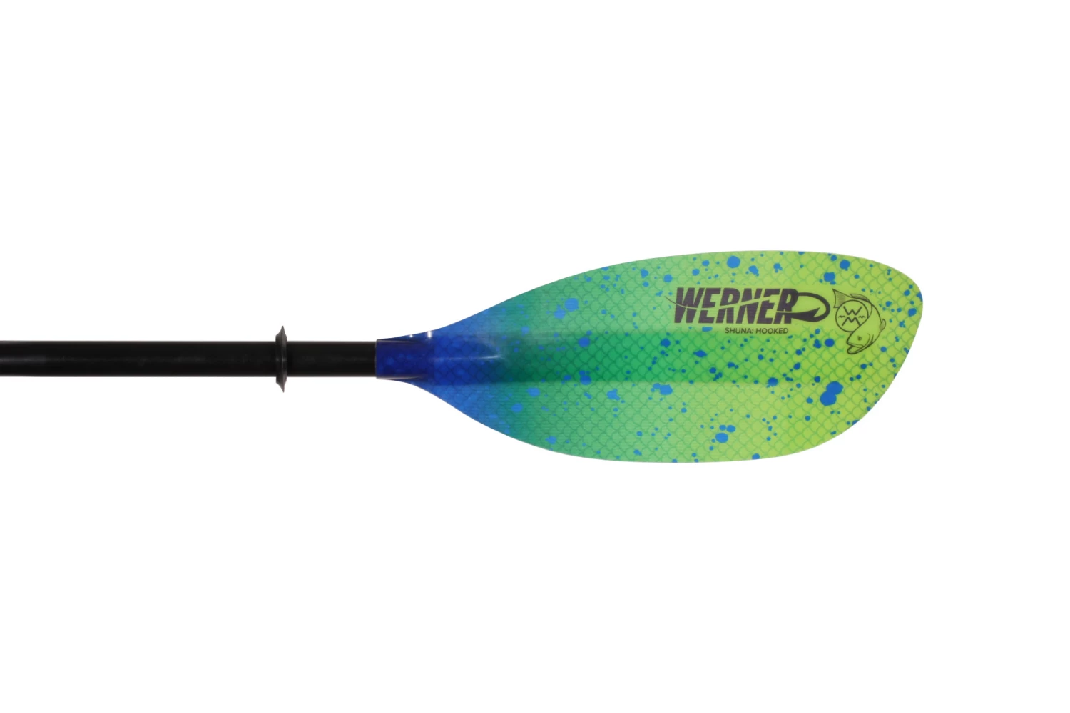 Werner Paddles Shuna Hooked 2-Piece Leverloc Standard Shaft 260-280 Catch Lime Drift 3 Werner Paddles Shuna Hooked 2-Piece Leverloc Standard Shaft 260-280 Catch Lime Drift