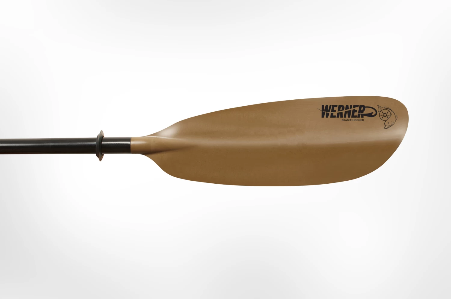 Werner Paddles Skagit Fiberglass Hooked 2-Piece Leverloc Standard Shaft 260-280 Brown 3 Werner Paddles Skagit Fiberglass Hooked 2-Piece Leverloc Standard Shaft 260-280 Brown