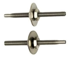 Yak-Attack Rigging Bullet 8-32" Threads (GT90 GearTrac) With Hardware (Pack Of 2)