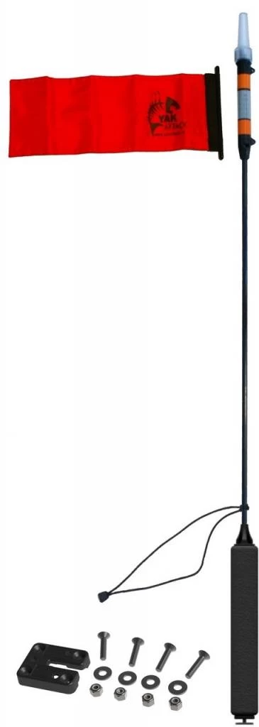 Yak-Attack VISIpole II Light, Mast, Floating Base Includes MightyMount And Flag 3 Yak-Attack VISIpole II Light, Mast, Floating Base Includes MightyMount And Flag